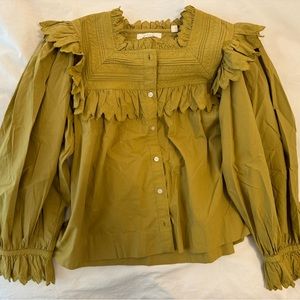 Dôen Blouse XS chartreuse